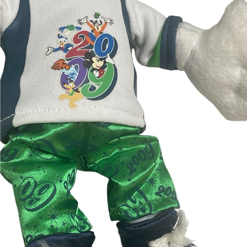 Disney 2009 Mickey Mouse Disney World 10”Plush Blue, White and Green Outfit - Picture 4 of 16